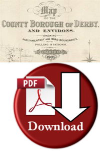 Bemrose's Street Map of Derby 1905 (Digital Download)